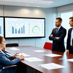 A diverse team of professional engineers and architects, fully clothed in professional business attire, reviewing high-quality architectural material samples in a pristine, modern corporate boardroom. On the table are official certification documents and technical specifications. A large display screen in the background shows data visualizations of quality assurance metrics and international standards compliance. The atmosphere conveys trust, precision, and verified excellence. Perfect anatomy, correct proportions, natural pose, well-formed hands, proper finger count, natural body proportions, safe for work, appropriate content, fully clothed, professional, modest clothing, family-friendly, high resolution, professional photography, studio lighting.